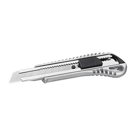 Cutter universal Color Expert, argintiu/negru, aluminiu, 18 mm