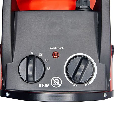 Aeroterma ceramica electrica Energo AE05, 588 m³/h, 2+1 trepte, 5000 W