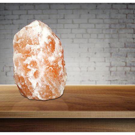 Veioza din cristal de sare Globo Stone 28340, 1 x E14, 15 W,  300 mm