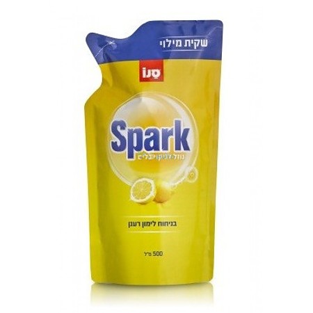 Rezerva detergent lichid pentru vase, Sano Spark, Lamaie, 500 ml