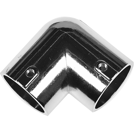 Conector metalic pentru bara dressing, tip L, (H x l): 4,5 x 4,5 cm