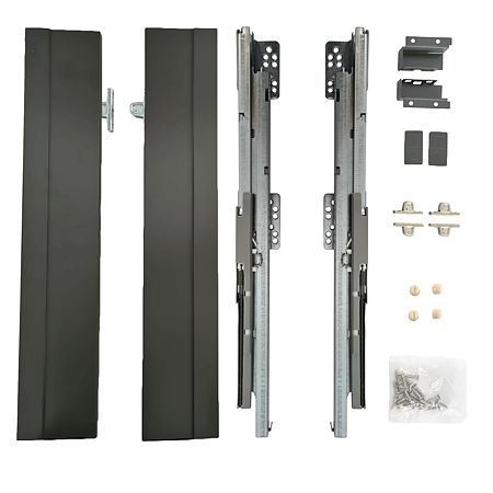 Set sertar FGV TEN2, metal, antracit, 45 kg,  H 90 mm, 450 mm