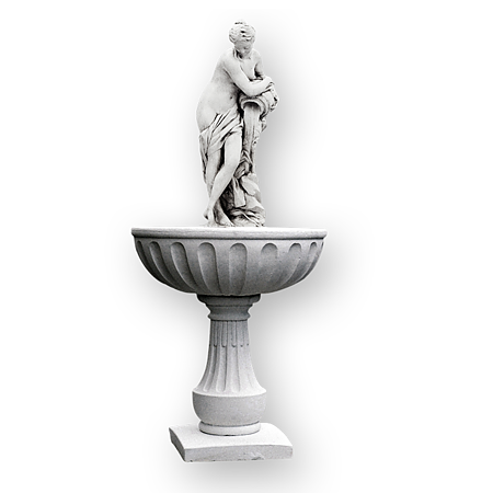 Decoratiune gradina Cementarte, fantana Nudo Anfora, beton, 160 x 75 cm, 120 kg