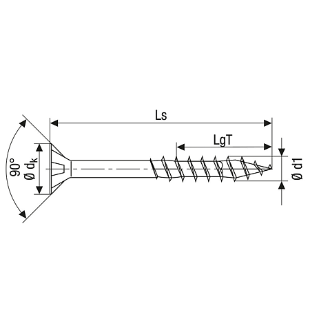 Holsurub Spax Wirox, cap inecat T-STAR Plus, otel zincat, 10 x 240 mm