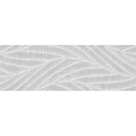Faianta decorativa Preston, finisaj mat, grej, textura in relief cu aspect piatra, 30 x 90 cm