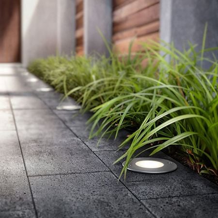 Spot incastrat exterior Philips myGarden Moss, inox 1 x LED, IP67, 3 W