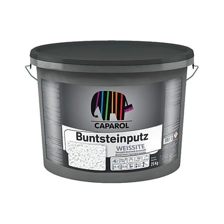 Tencuiala decorativa mozaicata Caparol Buntsteinputz Weissite, interior/exterior, 25 kg