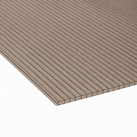 Policarbonat celular Carboplak, bronze, 6 m x 2,1 m, grosime 4 mm