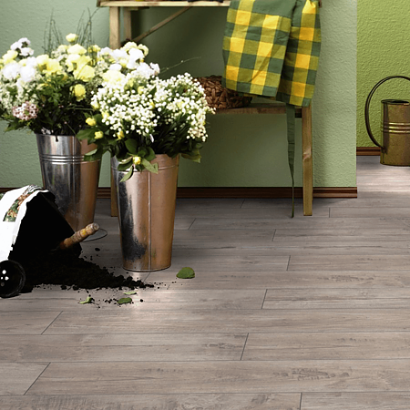 Parchet laminat 8 mm Kronotex Exquisit, nuanta medie, stejar nostalgie beige, clasa de trafic 32, fold-down, 1380 x 193 mm