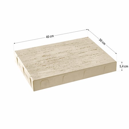 Dale pavaj Star Stone, modul Athos 2 piese, smoke, 5.4 cm