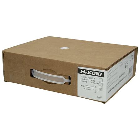 Cuie colate cap D Hikoki, banda hartie, 2.8 X 50 mm, 3000 bucati