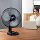 Ventilator de birou Black + Decker, 40 W, 3 trepte, plastic, negru, 50 x 40 cm