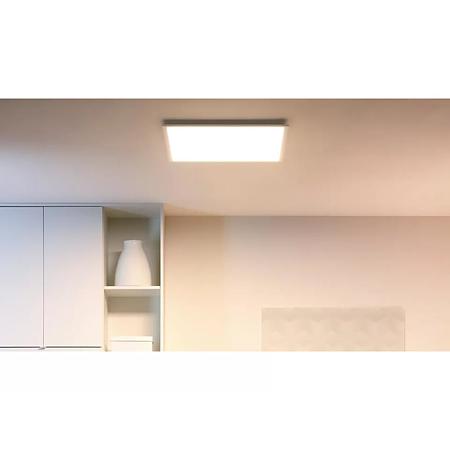 Plafoniera LED WiZ SuperSlim, plastic/metal, 36 W, alb, 60 x 60 x 4.2 cm