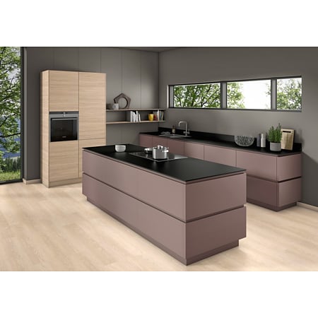 Blat de lucru laminat compact Egger U999 ST76 Negru, mat, miez negru, 4100 x 650 x 12 mm