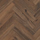 Parchet laminat 8 mm Berry Alloc Chateau+ Gyant Dark Brown B4113, Herringbone B, clasa de trafic 33, OmniLoc A&B, 504 x 84 mm