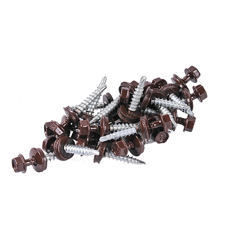 Surub autoforant, pentru acoperisuri din tabla profilata, maro, RAL 8017, 4,8 x 35 mm Surub autoforant, pentru acoperisuri din tabla profilata, maro, RAL 8017, 4,8 x 35 mm
