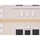 Brau decorativ de exterior FP301, polistiren EPS100 + mortar, 200 x 60 x 2000 mm