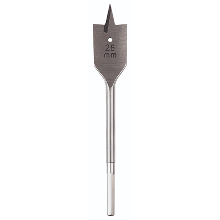 Burghiu plat cu prindere hexagonala Bosch, pentru lemn, 26 mm