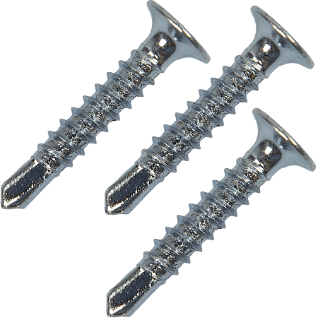 Surub autoforant, cap semibombat, pentru PVC, otel zincat, 3,9 x 22 mm