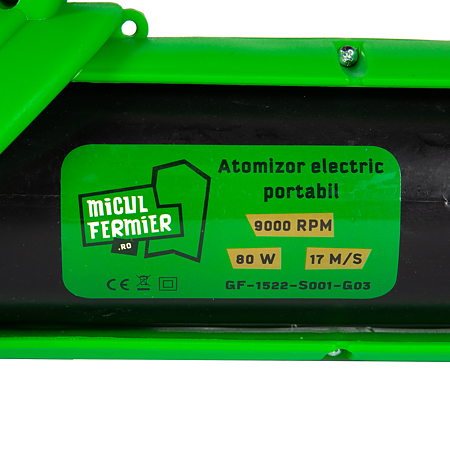 Atomizor electric portabil Micul Fermier G03, 80 W