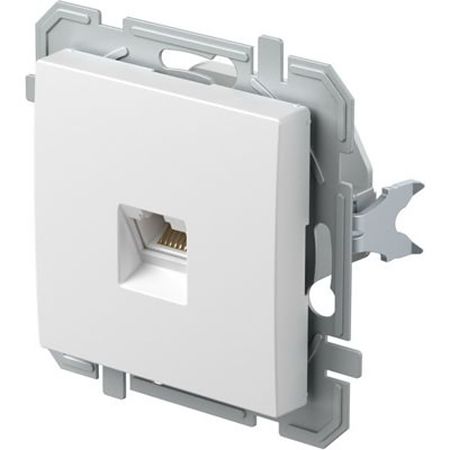 Priza date TEM CAT5E KS RJ45 8/8, alb polar, 71 x 71 x 38 mm