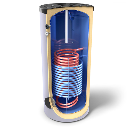 Boiler termoelectric pentru apa calda menajera Tesy EV 12S+17S 500 75, 500 litri, 2 serpentine, 164 kg