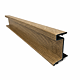 Profil Gola PLS 8401, orizontal/vertical, stejar, 3 m
