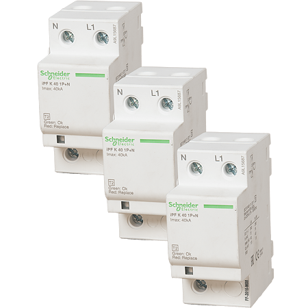 Descarcator supratensiune Schneider A9L15687, 1P+N, 340V, IPFK 40
