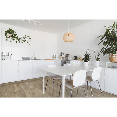 Panou decorativ SPC Kronospan Rocko, White 0110, impermeabil, 2800 x 1230 x 4 mm