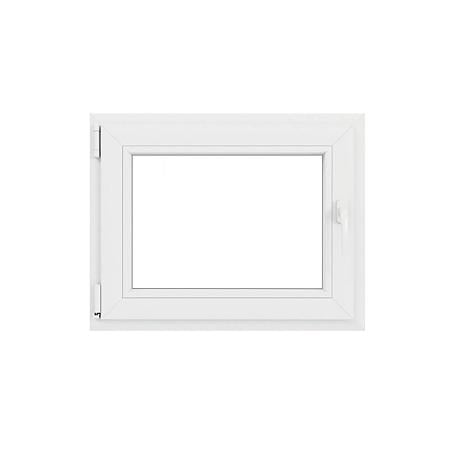 Fereastra PVC, 5 camere, deschidere oscilobatant, stanga, alb, 120 x 60 cm 
