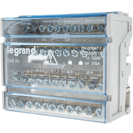 Repartitor modular Legrand 004886, 4P, 125 A