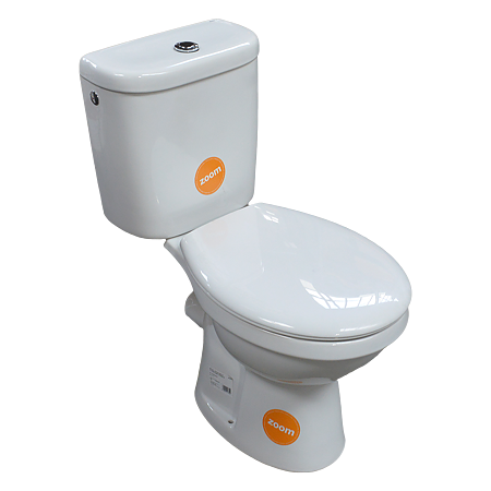 Set Combo WC + capac + rezervor Fayans Uno Duobloc, ceramica sanitara, alb