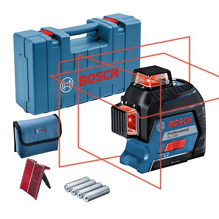 Nivela cu laser si linii Bosch Professional GLL 3-80, 120 m, autonivelare, stativ Nivela cu laser si linii Bosch Professional GLL 3-80, 120 m, autonivelare, stativ