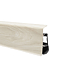 Plinta Indo stejar alb PVC, Arbiton, 70 x 26 mm x 2.5 m