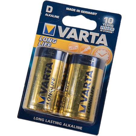 Set baterii alcaline D Longlife, 1.5 V