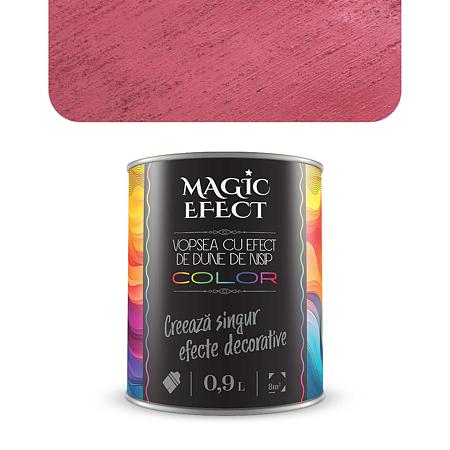 Pachet vopsea efect decorativ Magic Efect Dune Ruby Red 19, pe baza de apa, 1 + 1 gratis, pensula inclusa