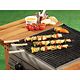Set 4 frigarui metalice BBQ Collection, otel cromat, 38 cm lungime