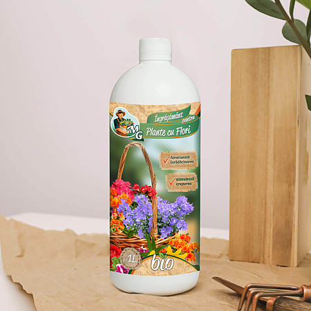 Ingrasamant lichid BIO pentru plante cu flori MG, 1 L