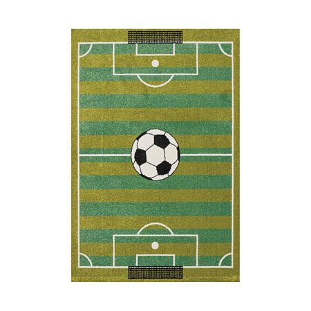 Covor copii Tarkett Play, design fotbal, poliester, 160 x 230 cm
