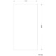 Paravan dus / walk in Sanotechnik Sanoflex N120, sticla clara, tratament Easy Clean, grosime 6 mm, fara accesorii, 118–119 × 200 cm