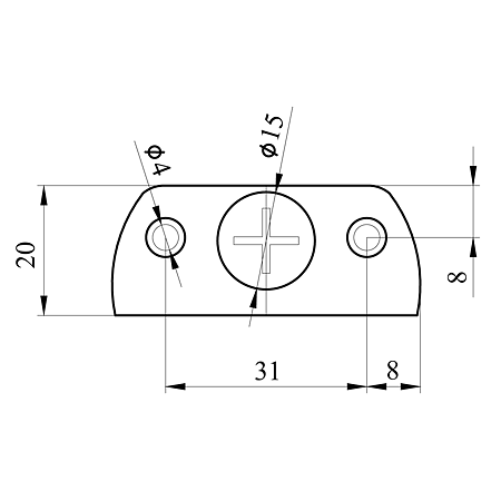 Demontabil trapezoidal, plastic, maro inchis Demontabil trapezoidal, plastic, maro inchis