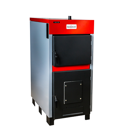 Cazan termic combustibil solid Thermostahl Ecowood Standard std 40, 130 l, 40 kW, 116 x 53 x 119.5 cm