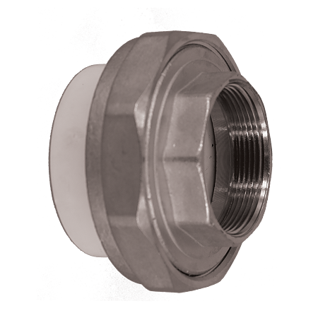 Racord olandez alama Vesbo, filet interior, PPR, alb, 63 mm x 2 inch