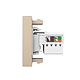 Modul priza retea RJ45 Livolo VL-FCCP-1AP, policarbonat, auriu