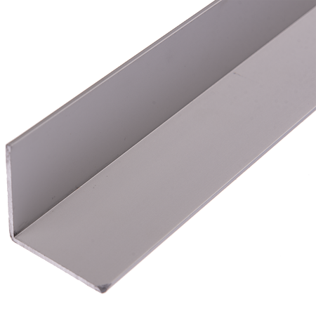 Cornier laturi egale, aluminiu, 40 x 40 x 2 mm, L 2 m