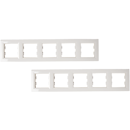Rama 5 module Asfora, Schneider EPH5800521, alb