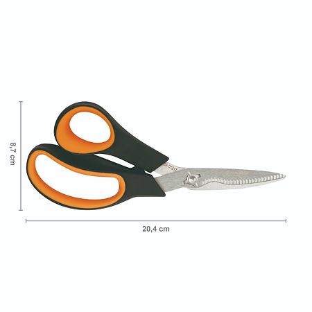 Set coș de gradina + foarfeca de recoltat Fiskars Plus