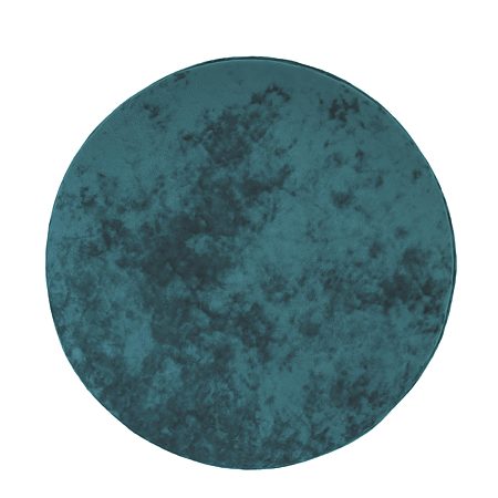 Taburet Nadia, stofa verde E57, cu spatiu depozitare, rotund, 37 x 37 x 42 cm