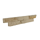 Piatra decorativa exterior/interior Modulo Virtuosa Misty Cream, crem, 50 x 10 cm