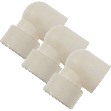 Cot PPR 90° Vesbo, filet interior, 32 mm x 3/4", alb